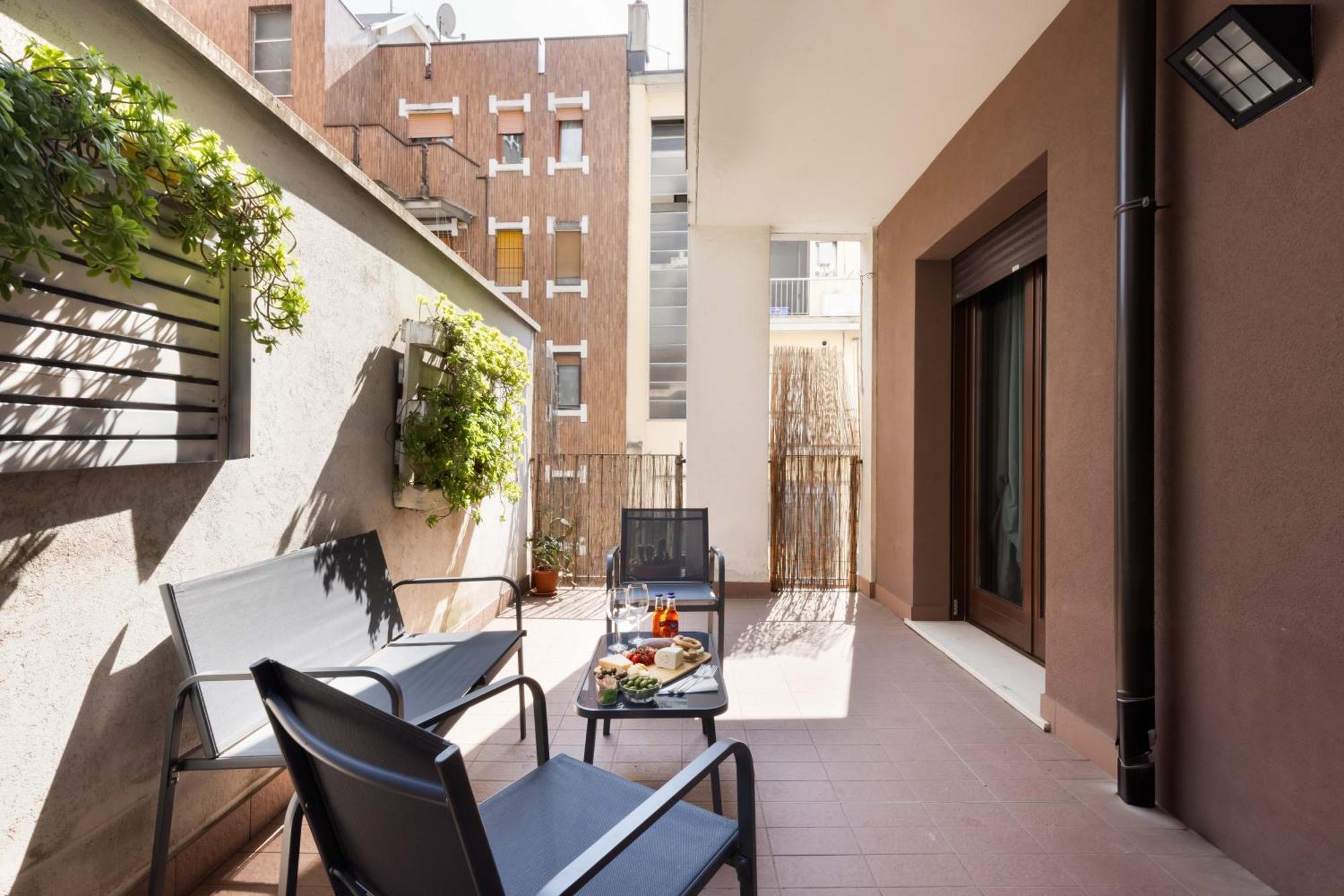 Appartamento Terrace Milan Con Parcheggio Incluso Esterno foto
